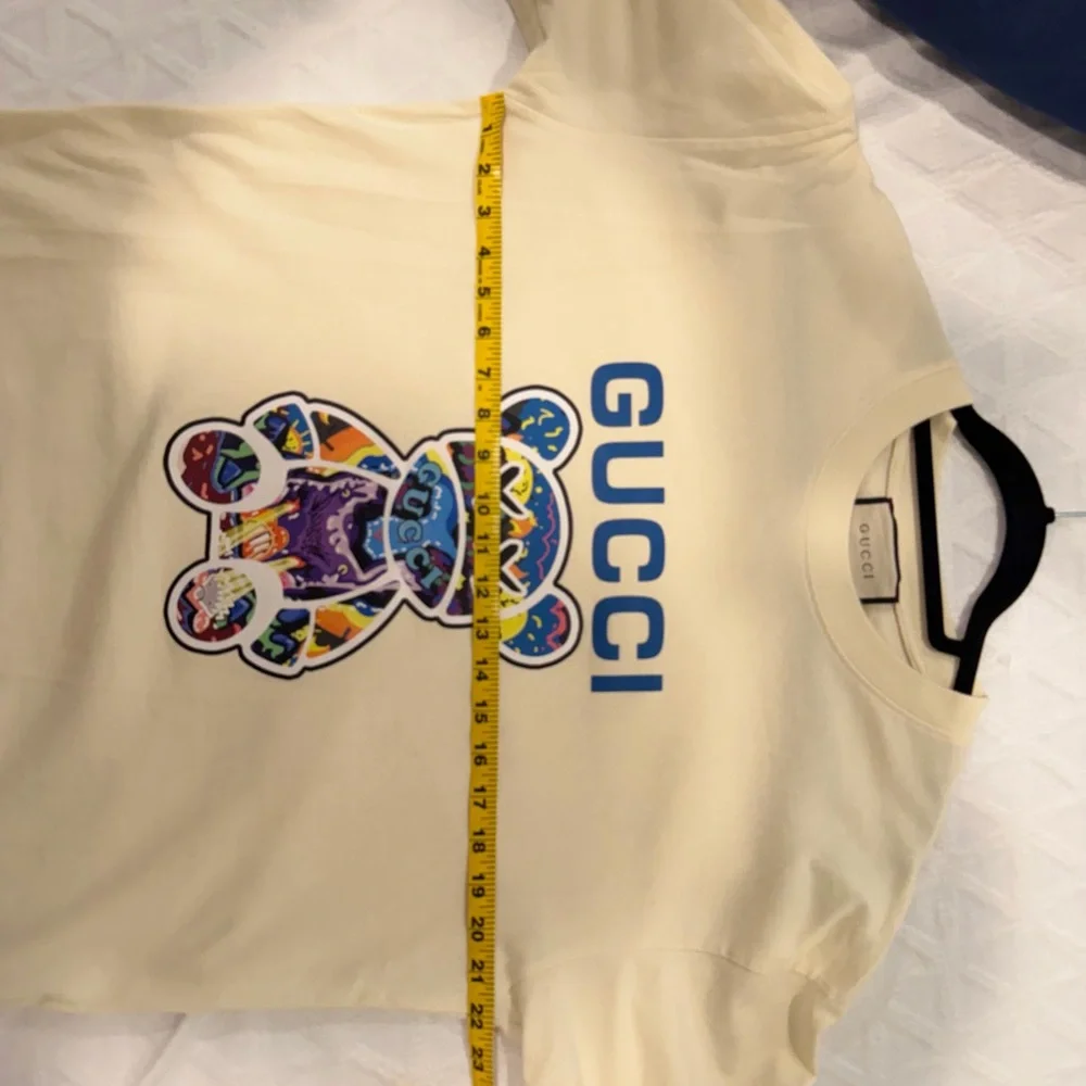 Gucci Cream Logo Crewneck Tee